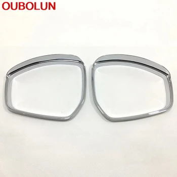 

Car Styling For Jaguar E-Pace 2017 2018 Exterior Rearview Mirror Rain Shield Mouldings Stiker Trims ABS Chrome Overlay