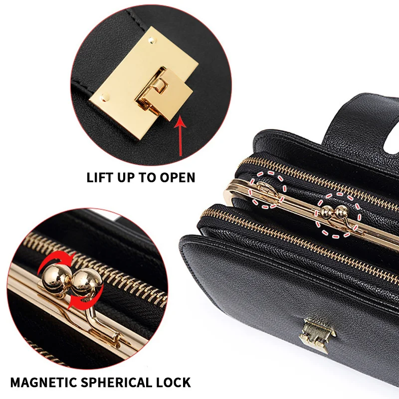 Moda mujer bolso cadena bandolera Mini bolsos de hombro mujer bolsa móvil cadena PU Bolso pequeño bandolera embrague 2019 Moda mujer bolso cadena bandolera Mini bolsos de hombro mujer bolsa móvil cadena PU Bolso pequeño bandolera embrague 2019