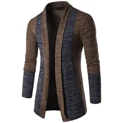 Мода 2018 г. для мужчин Высокое качество кардиган Осень Зима S с длинным рукавом хит цвета свитеры для женщин пальто шить