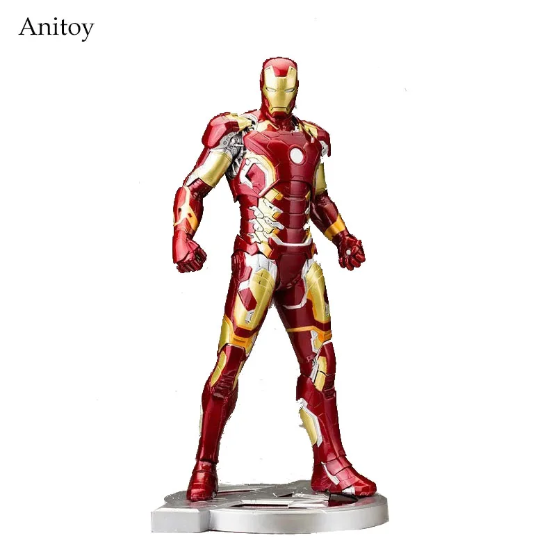 

Iron Man Mark 43 1/6 Scale Pre-painted Model Kit with LED Light PVC Action Figure Collectible Model Toy 30cm KT3905
