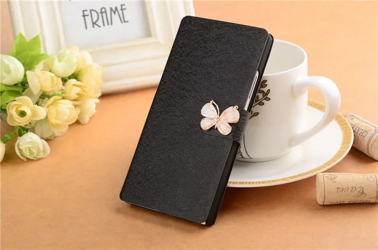 flip leather wallet stand card holder case cover capa funda couque