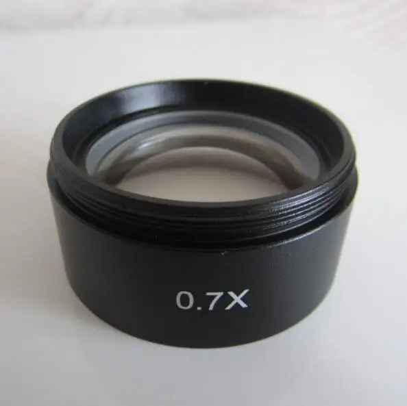 

2018 New 0.7X School Lab Educational AUX Auxiliary Objective Lens for Stereo Microscope Barlow Attachment 1-7/8" (48mm)