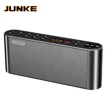 JUNKE HIFI Bluetooth стерео динамик Портативный беспроводной супер бас двойной Саундбар с микрофоном TF USB FM радио USB звуковая коробка колонка