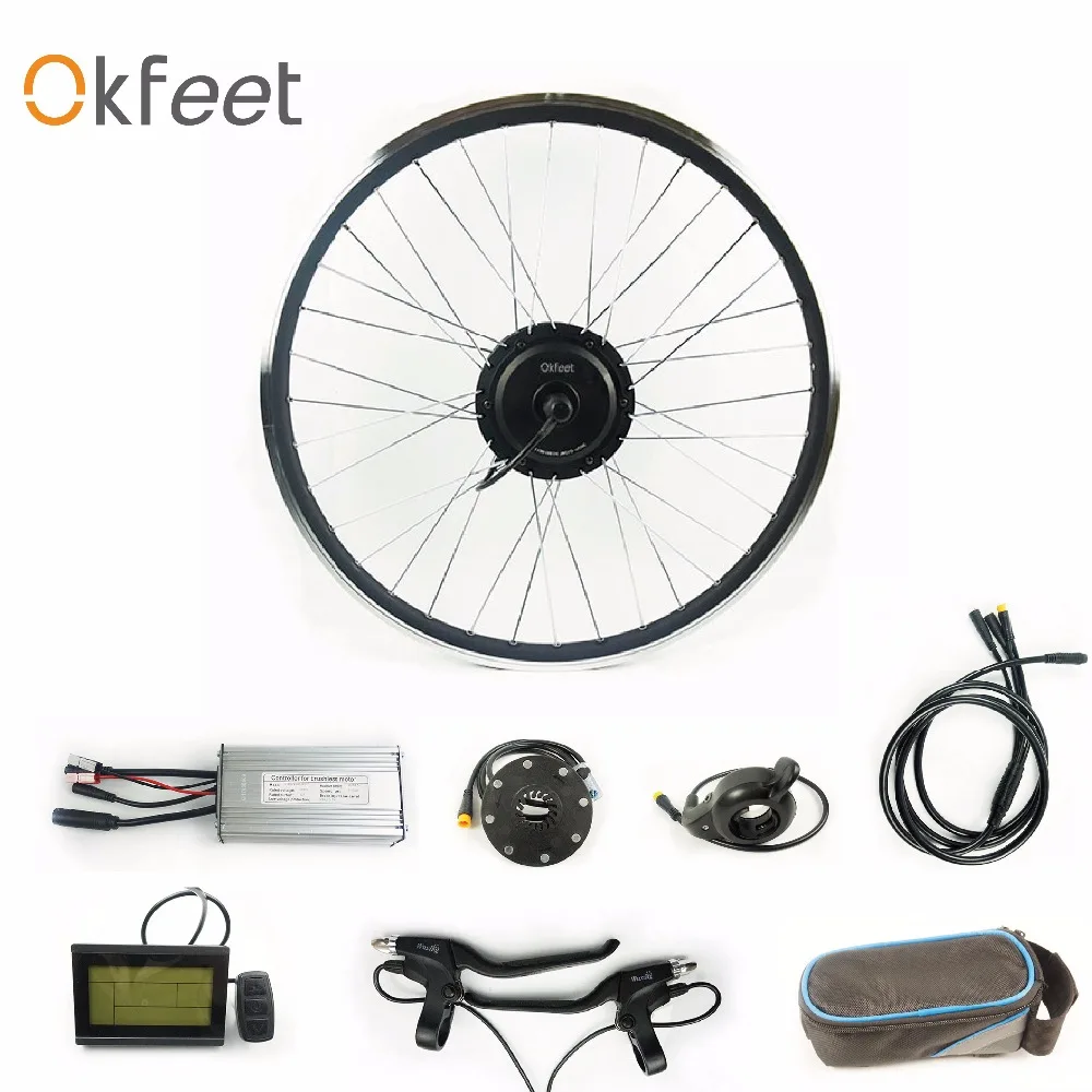 36V 350W eBike Kit ПЕРЕДНЯЯ СТУПИЦА Мотор колесо kt LCD3 LCD8h дисплей Geared Электрический