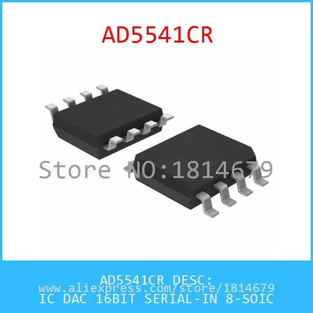 1 Шт./лот AD5541CR IC DAC 16BIT SERIAL-IN 8-SOIC 5541 AD5541 |