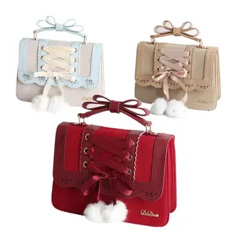 

Sweet Lolita Ribbon Handbag Shoulder Bag Crossbody Messenger Bag Cosplay Bags
