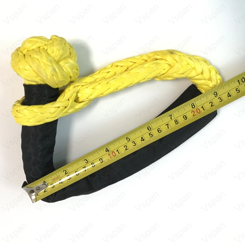 جديد جودة عالية لينة أغلال الاصطناعية حبل رفع سحب تكبل ل جيب رانجلر JK الطرق الوعرة 4X4 الاكسسوارات كسر قوة