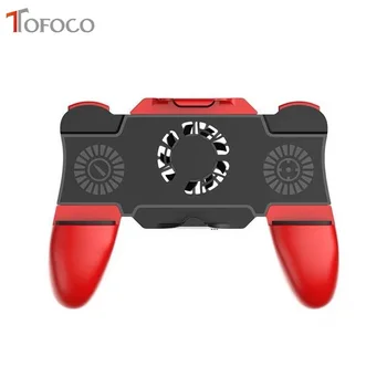 

F6 Pubg Controller For Iphone Bluetooth Pubg Mobile Controller l1 r1 With Cooling Fan Game Controller For Pubg Gamepad