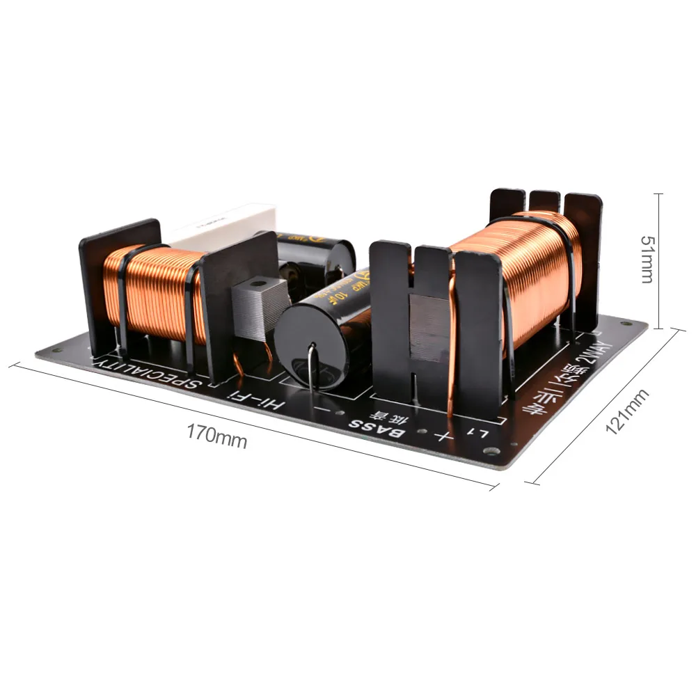 AIYIMA 1 шт. 800 Вт 2 способ аудио динамик разделитель частоты твитер бас кроссовер фильтр динамик усилитель домашний звуковой кинотеатр
