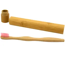 Волна Ручка природные разложению нейлон мягкие волосы Окружающей Среды Bamboo Зубная щетка из древесного угля для здоровья полости рта