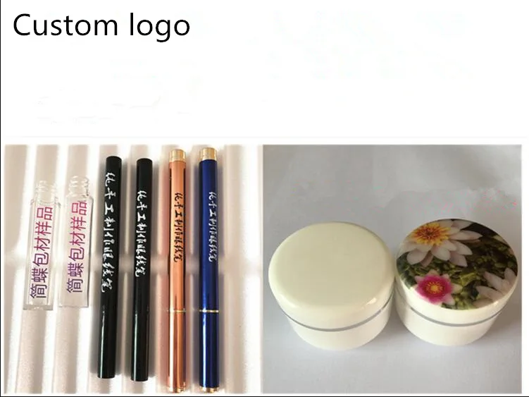 

A small amount of lip gloss bottle eyeliner plastic bottle logo printing custom