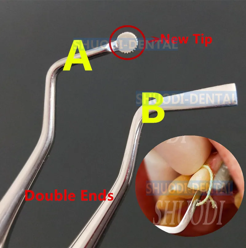 Dental gingival retraction Packer Tool Instrument Stainless Steel Tool