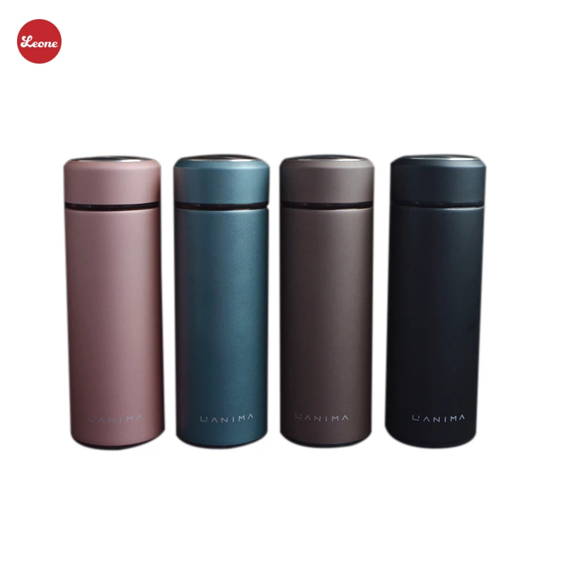 Hot 350/450ml man advanced Calmly Business Thermos Insulation Vacuum Cup Mirror cup lid Tea separated office Straight flasks | Дом и сад