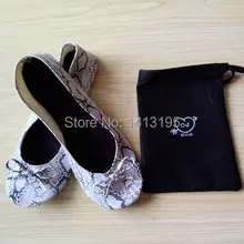 Новое поступление! Модные Портативные складные балетки парусиновые балетки для улицы