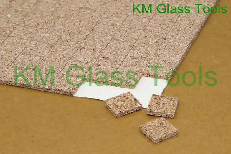 

1 square meters!1.5MM x 18x18 Cork pads,Cork Distance Pads,Glass spacer,glass pads,cork packing,cork gasket.