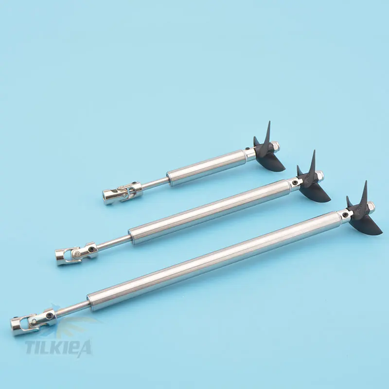 RC Boat 4mm CW/CCW Flex Cable Flexible Shaft 350mm Prop Nut Drive Dog Kit