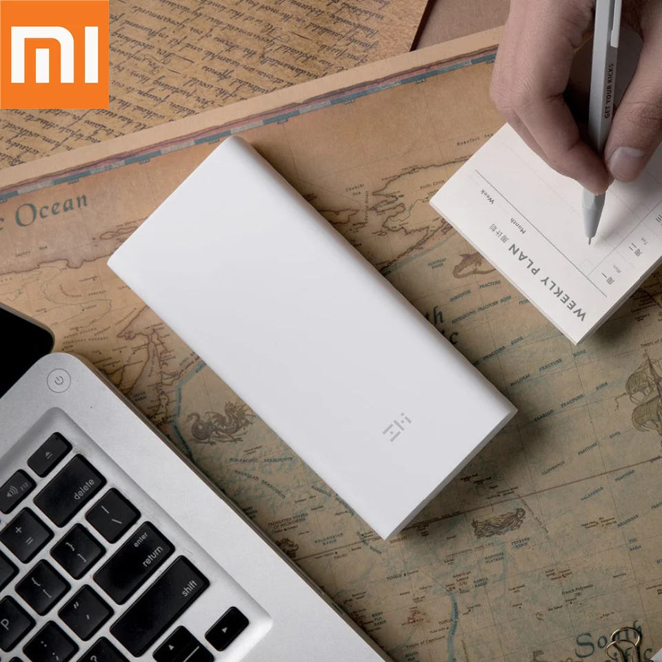 Оригинальный внешний аккумулятор Xiaomi ZMI 20000 мАч портативный для зарядки цифровой