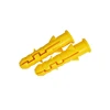LUCHANG 200 piezas M6 M8 M10 amarillo acanalado de ancla de plástico de pared expansión tubo de enchufes de pared de yeso ► Foto 2/6