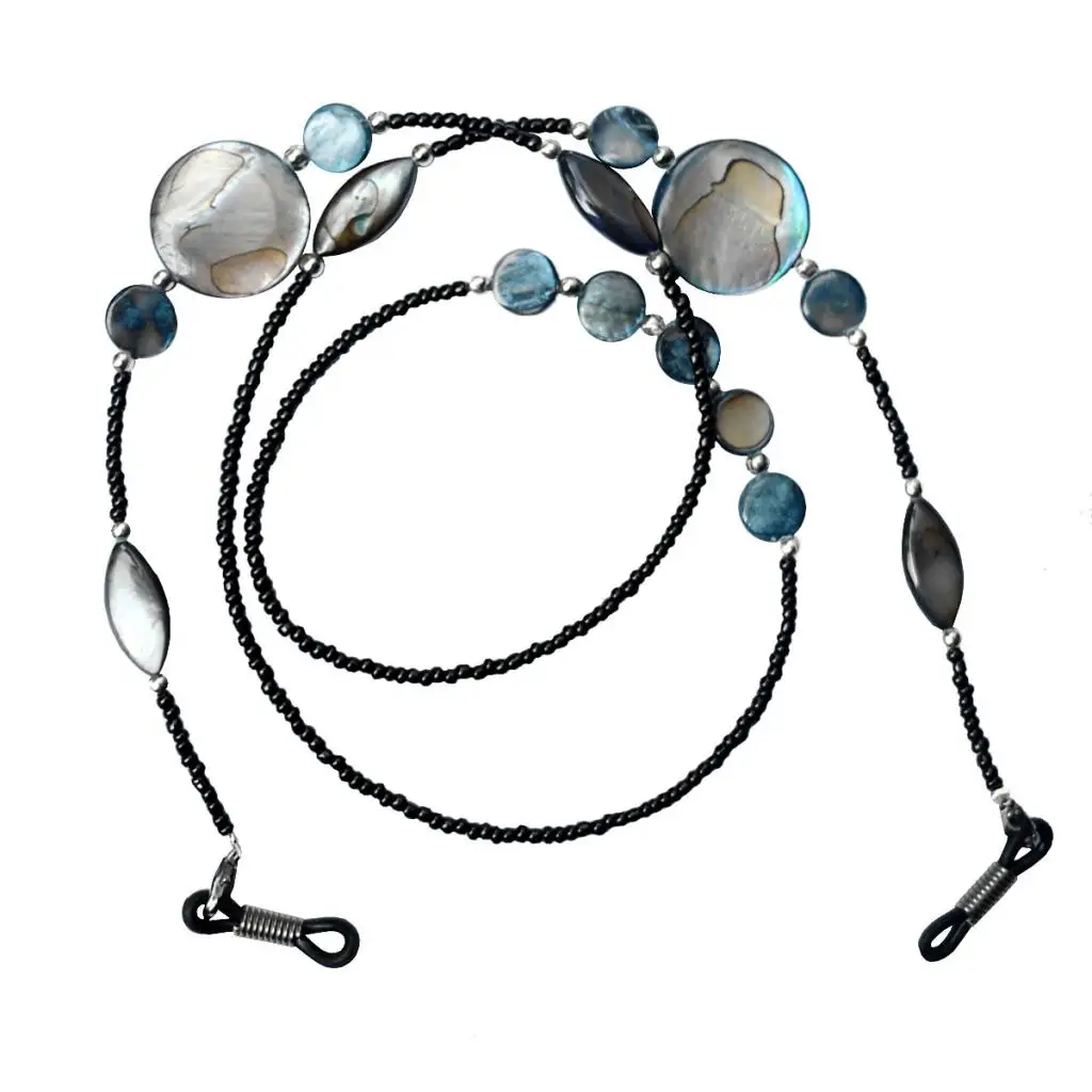 Beautiful Beaded Eyeglasses Lanyard Rope Cord Beads Sunglasses Reading Glasses Strap Holder Outdoor 70cm/27.5 inch