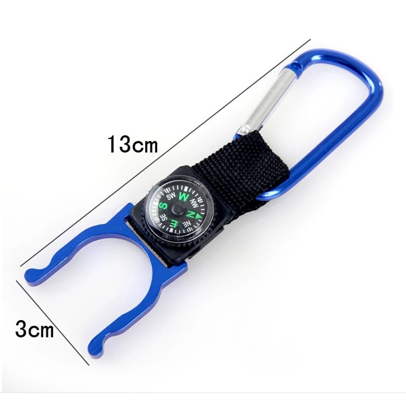 Mountaineering Carabiner Compass Multifunction Keychain Key Chain