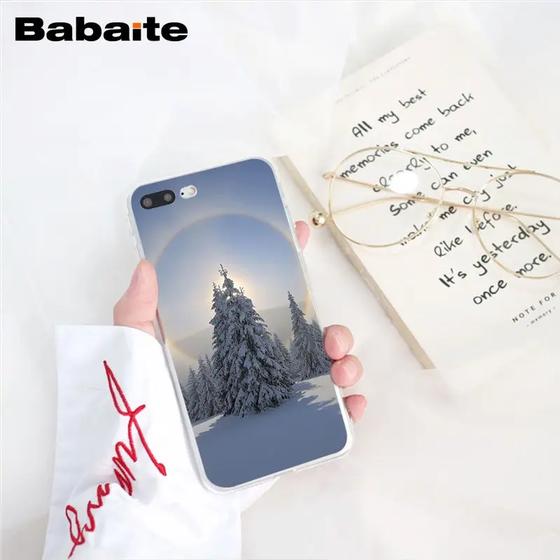 Babaite зимний Снежный горный Sceneary чехол для телефона для iphone 11 Pro 11Pro Max 8 7 6 6S Plus X XS MAX 5 5S SE XR