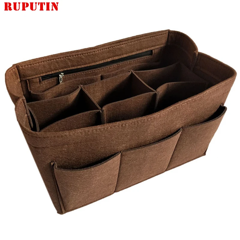 

New Felt Bag Makeup Liner Bags Fashion Maternal And Child Package Large Capacity Mother Bag Multi-function Women's Cosmetic Bag