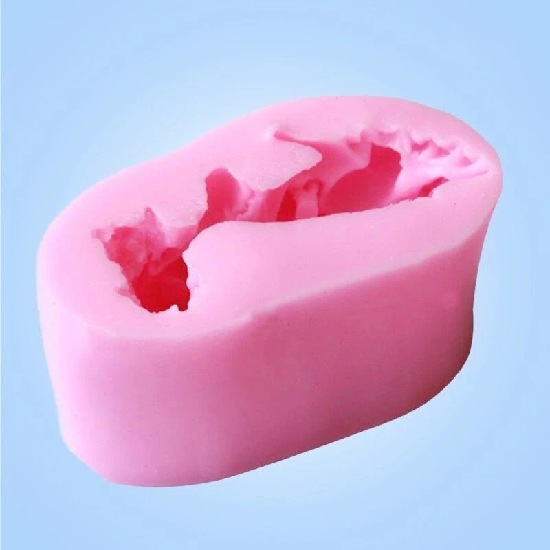 3D Fondant DIY Cake Mold Silicone Mould Angel Baby Girl Baking Decoration Soap Molds