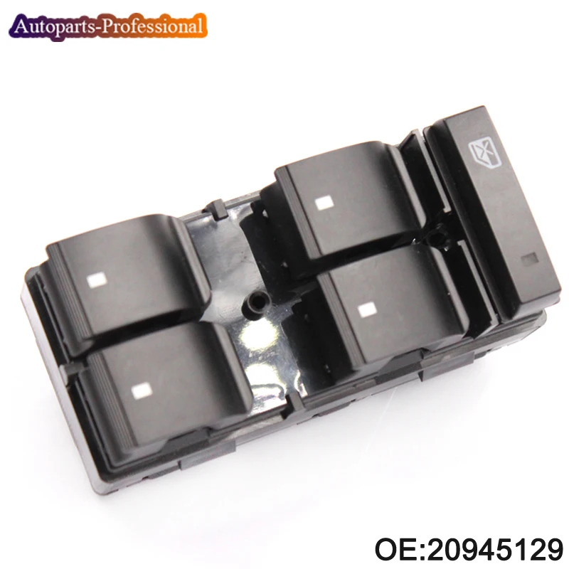 20945129 New Door Power Window Switch Front Left For Chevrolet Traverse