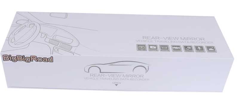 BigBigRoad для BMW x1 x5 x4 x6 e53 e70 e83 e71 f10 f20 f30 f11 f31 Видеорегистраторы для автомобилей Видео Регистраторы 7 дюймов Сенсорный экран зеркало заднего вида