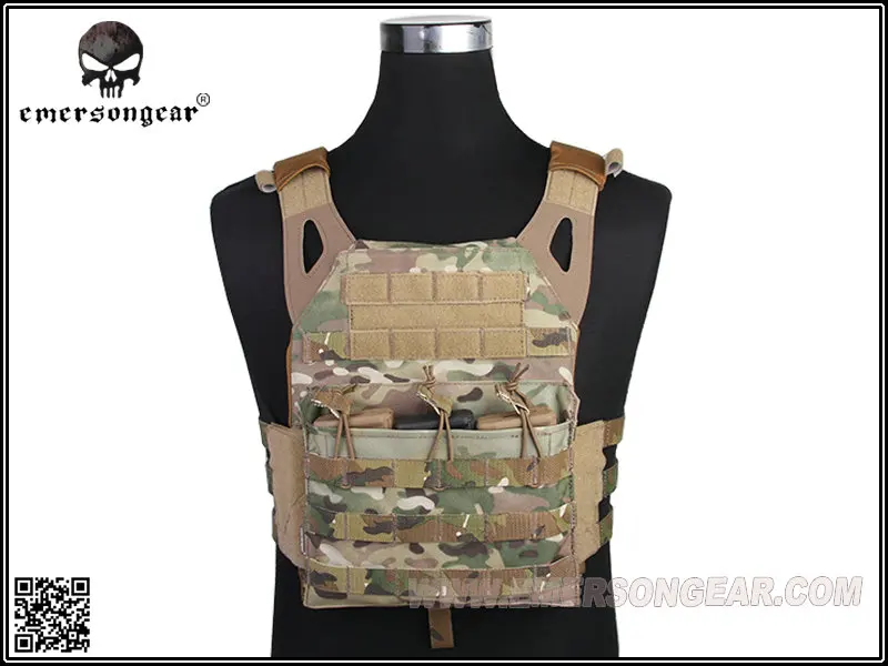 Emersongear JPC Vest simplified version Tactical Jumper carrier Vest Combat Gear Back Support 1000D Nylon Multicam EM7344A