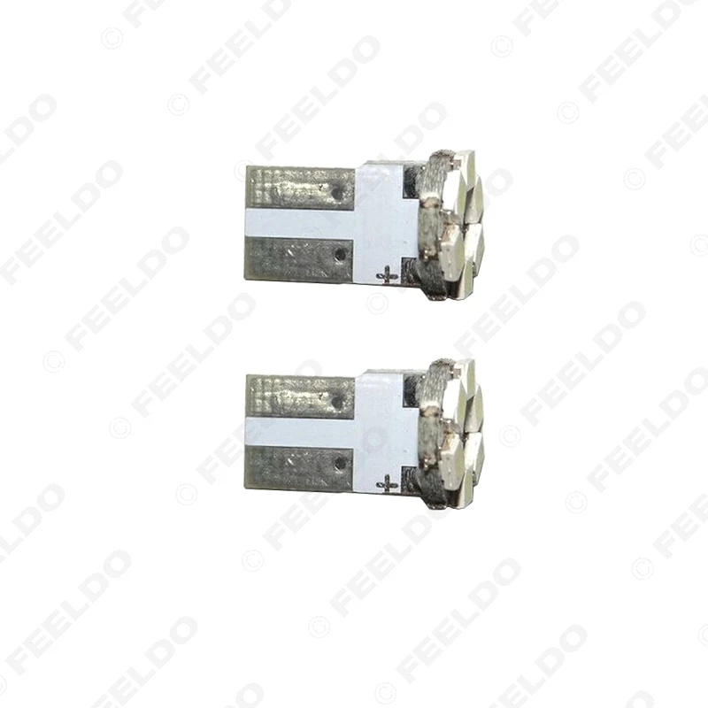 200 шт. мощность Авто T10 W5W 194 168 1206 6 SMD клиновидные светодиодные лампочки DC12V белый # FD