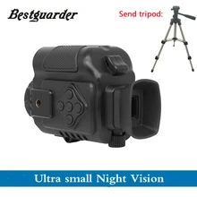 NV600 Ультра маленький 1-5X18mm Цифровой Инфракрасный ночного видения многоцелевой монокуляр сфера ручной шлем оружие монтируемый Охота