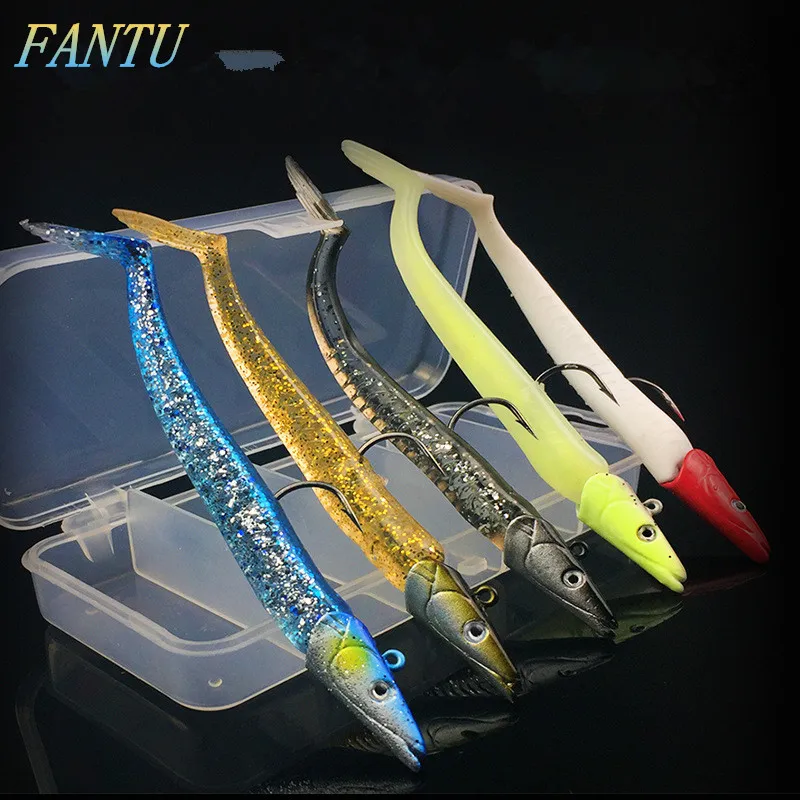 FANTU New Lead Head fishing soft baits Saltwater Fishing Accessories