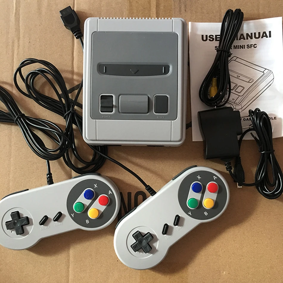 Super SNES Mini Family TV 8 битная консоль для видеоигр Ретро Классический av выход видео