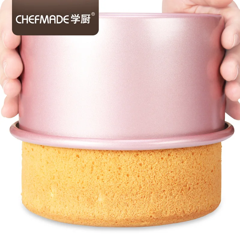 ; Модный комплект из 6 дюймов Круглая форма W съемный розовой подошвой Женские торта легко чистить шифон силиконовые формы для выпечки