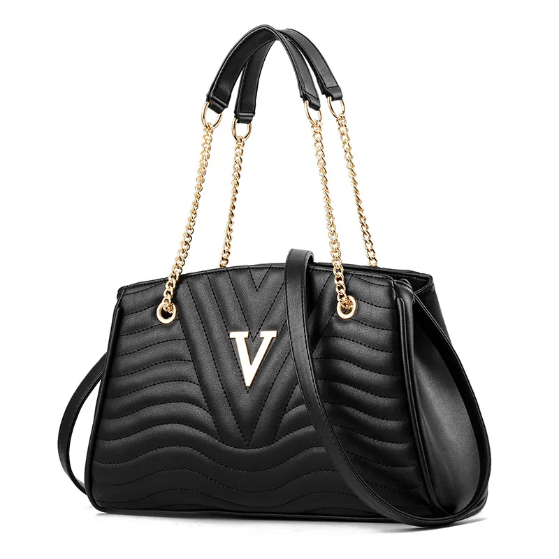 

chain bag female 2019 new simple large-capacity satchel fashion single-shoulder hand-held bag