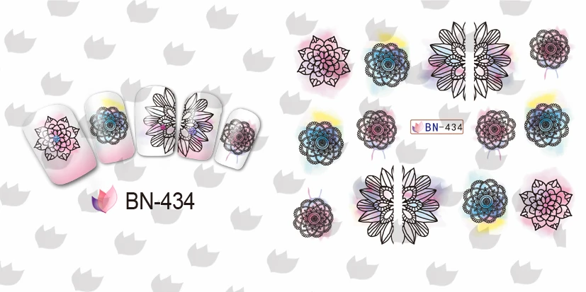 

12 PACK/ LOT WATER DECAL NAIL ART NAIL STICKER FULL COVER DANDELION OWL ANCHOR BUTTERFLY HEAD SKULL BN433-444