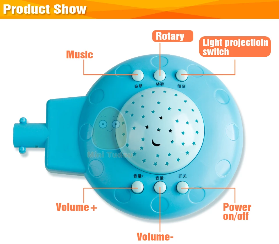Детские игрушки для 0-12 месяцев радио-няня музыкальная кровать колокольчик с небом проекция звезд детские сражения Раннее Обучение детские