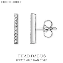 Серьги-гвоздики, гламурные украшения в стиле Thomas Модные Качественные украшения для Для женщин, Ts уха подарок в 925 пробы серебро, Супер предложения