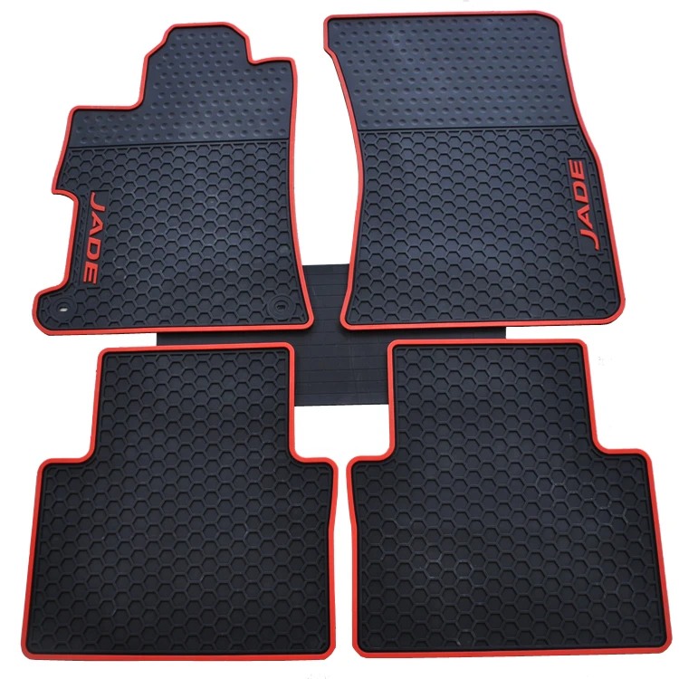 Wear Latex Car Floor Mats For Jade Rubber Easy To Clear Waterproof