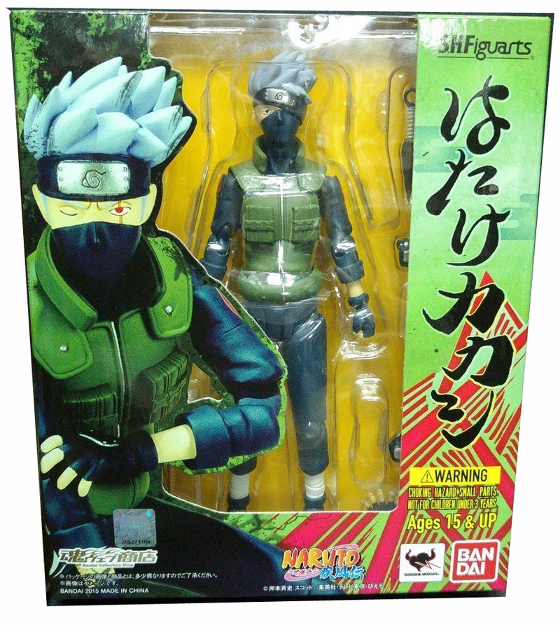 NARUTO Kakashi Hatake S.H Figuarts Action Figure Tamashii Exclusive Bandai