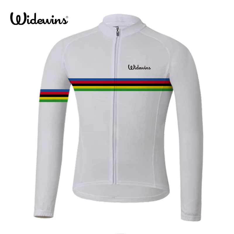 Widewins Велоспорт трикотаж с длинным рукавом Лето MTB Pro Team Для мужчин велосипед Пользовательские Майо Ропа Ciclismo Велоспорт трикотаж 8007