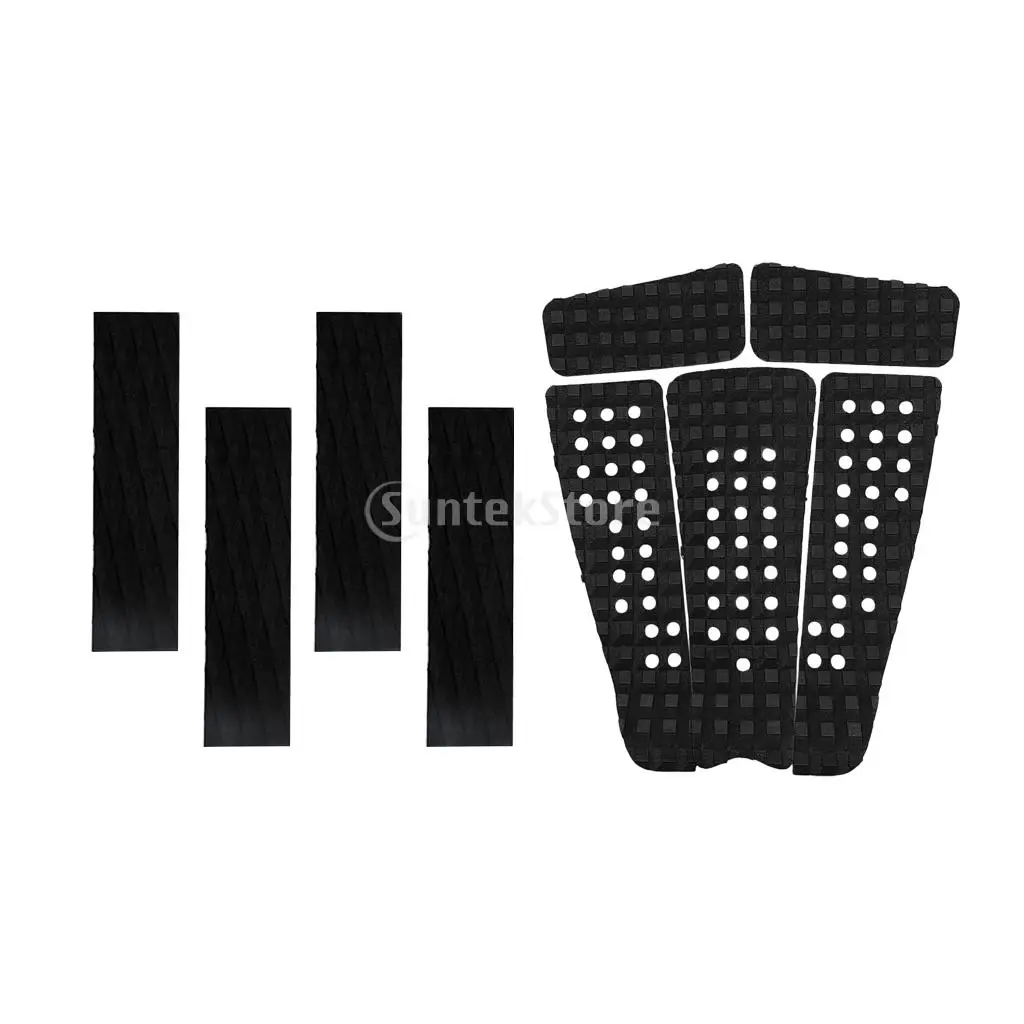 9Pcs/Set EVA Surfing Surfboard SUP Stand up Paddleboard Traction Pad Grip Accessories - Lightweight, Durable & Long Lasting