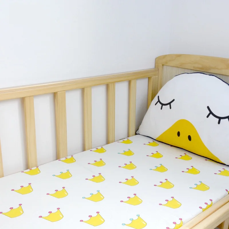 Babies Crib Fitted Sheet Cute Kids Beddings Common Size Sheet For Baby Cot Elastic Cotton Sheet Mattress Cover Multi-Sizes Babies Crib Fitted Sheet Cute Kids Beddings Common Size Sheet For Baby Cot Elastic Cotton Sheet Mattress Cover Multi-Sizes