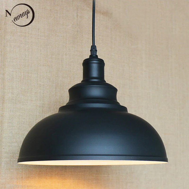 Black Hanging Hardware Lights Loft Retro Industrial Pendant Lamp