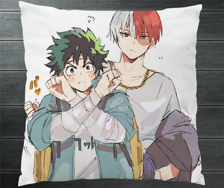 Boku No My Hero Academy Todoroki Shoto izku Midoriya BL YAOI Двусторонняя Наволочка Чехол для подушки Косплей кровать/Диван Декор P4