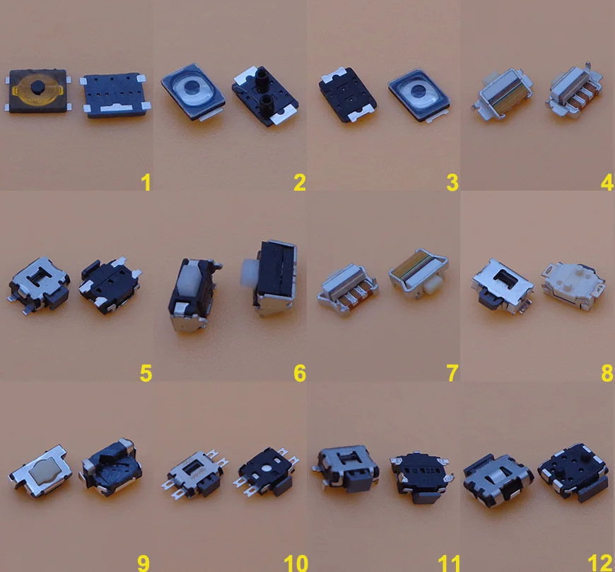 12model 24pcs/lot power button of the volume switch shrapnel The key parts for iPhone 5 4S 4G 5C 5S mobile phone | Обустройство дома