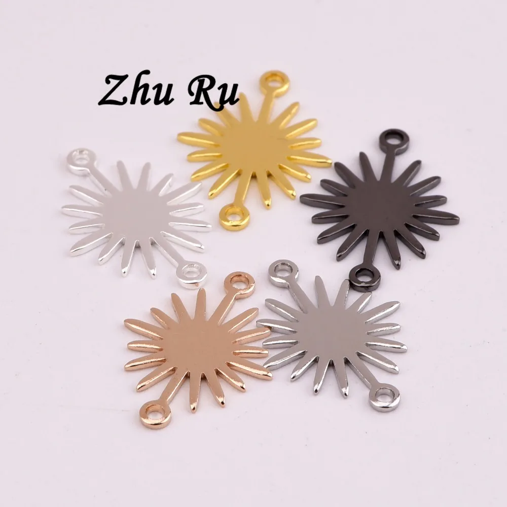ZHU RU 20 шт./лот лидер продаж подвеска в виде солнца цветка светящегося огня звезды