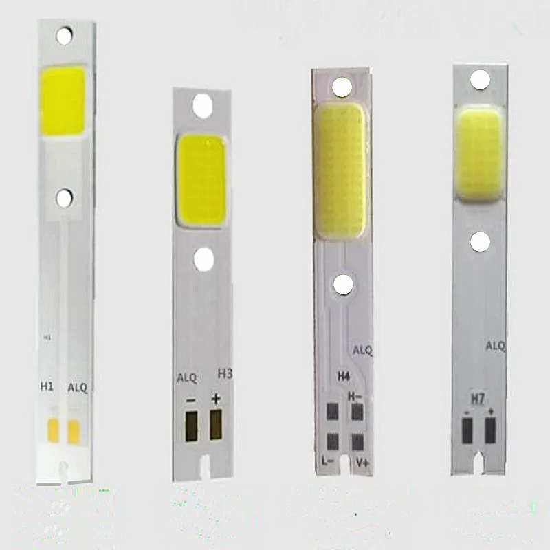 DC9-12V C6 светодиодный автомобильный светильник ближнего/дальнего света H1 H3 H4 H7 COB светильник источник 15 Вт 30 Вт 100лм/Вт 10 шт