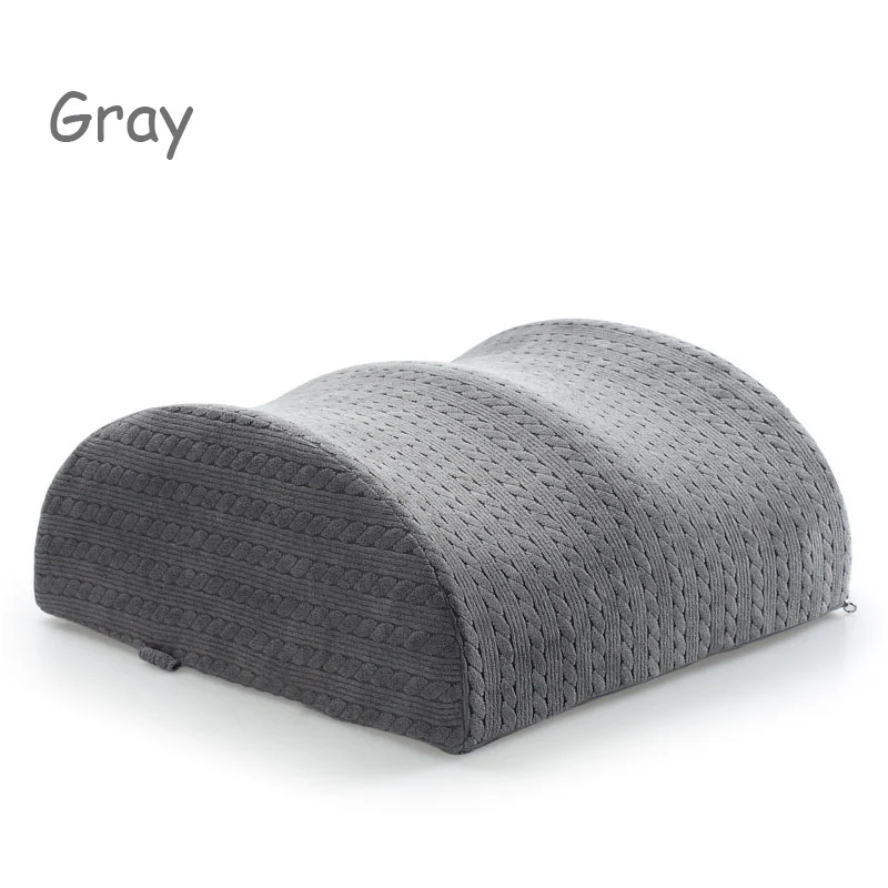 L077-Multifunctional Leg Pillow Travel Pillow Waist Cushion Wave Memory Foam Wedge Leg Cushion Sciatic Nerve Pain Relief Body Sleeping Pillow (6)